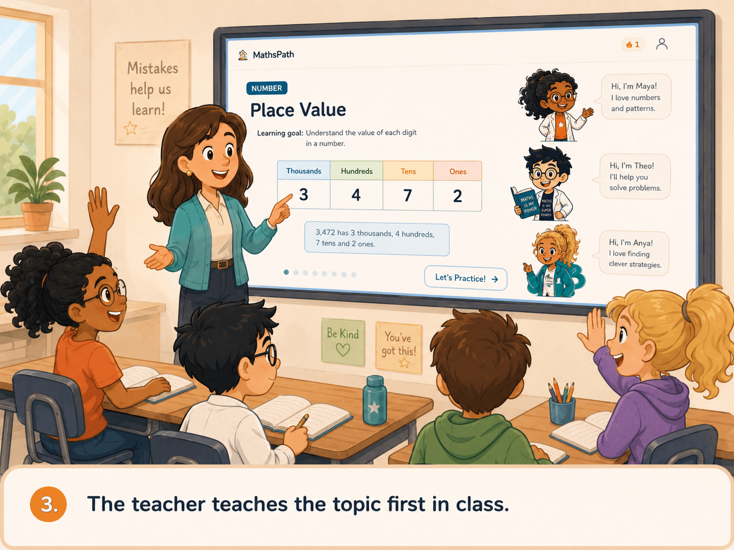 Teacher storyboard frame 3